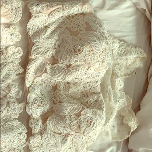 My old prom dress worn once rag still on it.